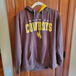 University of Wyoming cowboys brown Hooded sweatshirt XL